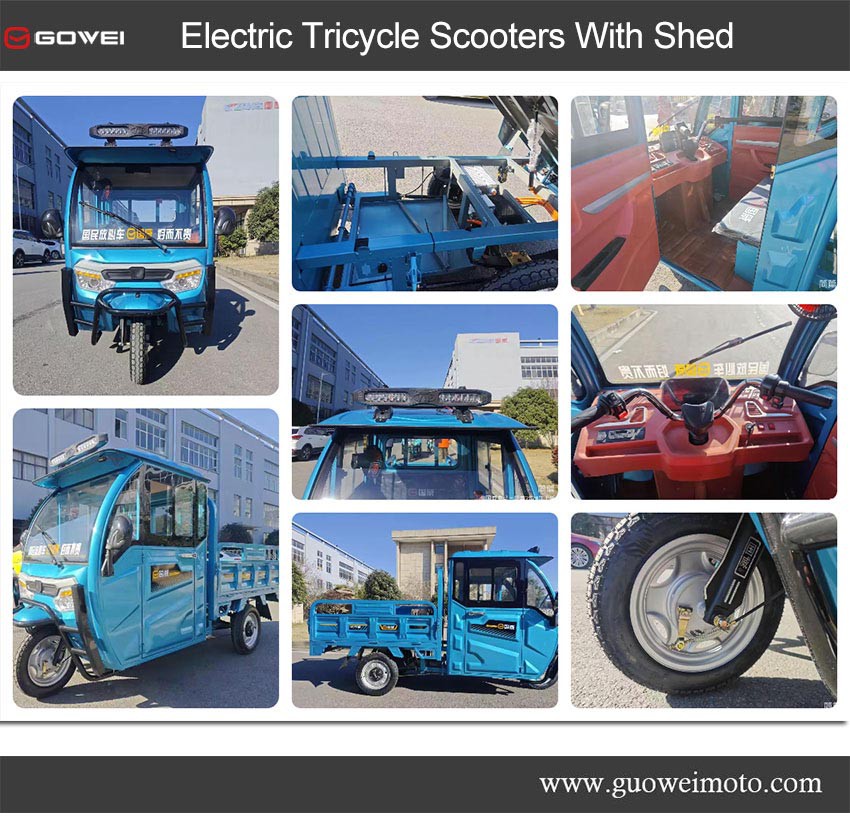 Electric-Tricycle-Scooters-With-Shed Electric-Tricycle-Scooters-With-Shed